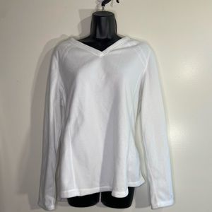 Tek Gear Women’s V-Neck Long Sleeve Fleece Sweater Top